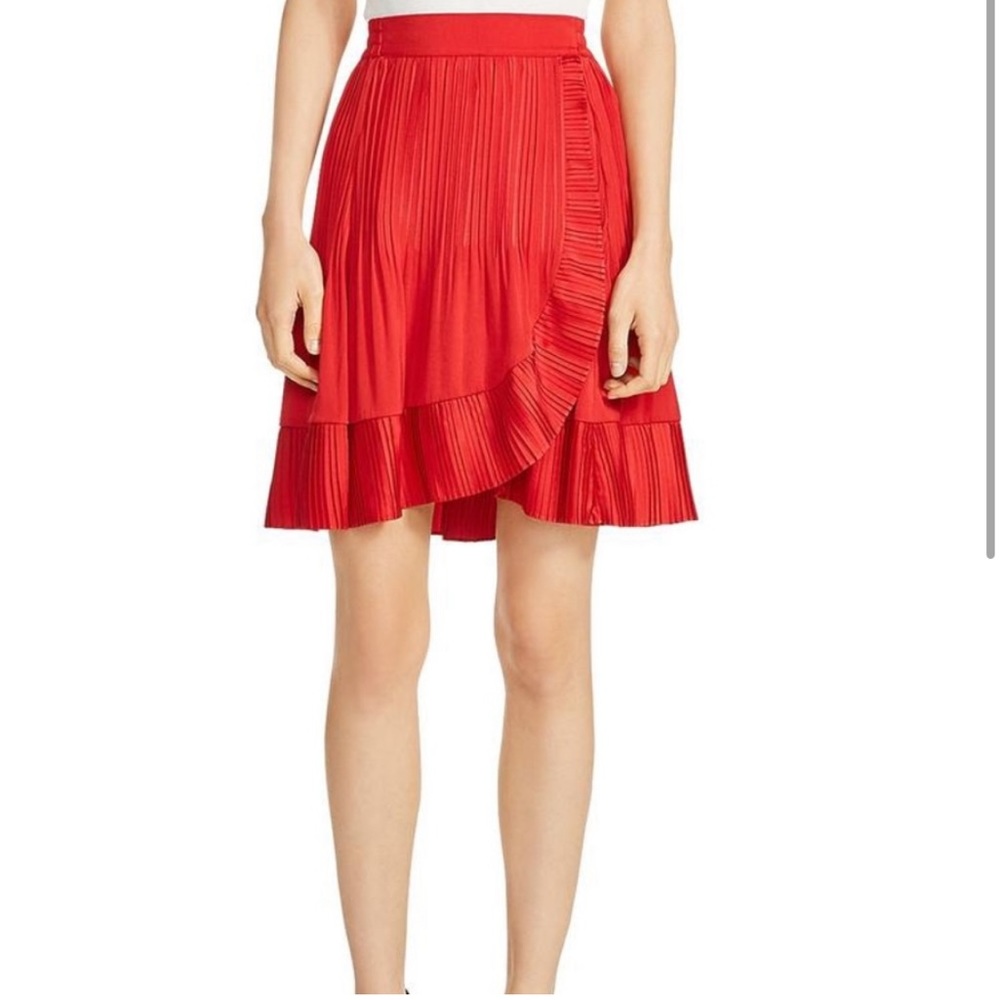 Maje skirt, rouge Jonette wrap
